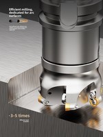 EMR EMRW Fraise à disque multi-ondes pour fraisage de dégrossissage CNC, revêtement brillant, OEM/ODM 42CrMo R5 R6 40 50 63 80 100