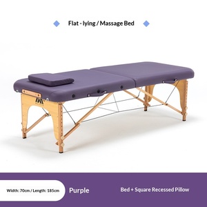 Cama de Masaje Plegable de Madera Original Mino, Portátil, para el Hogar, para <span class=keywords><strong>Tui</strong></span> Na, Moxibustión, Fisioterapia y Belleza - Product Image 6