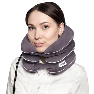 <span class=keywords><strong>Dispositivo</strong></span> de Tracción Cervical y Collarín Inflable y Ajustable para Alivio del Dolor de Cuello - Product Image 1