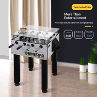 Table de baby-foot standard en MDF pour deux joueurs, divertissement de bar, terrain de jeu vert, adulte