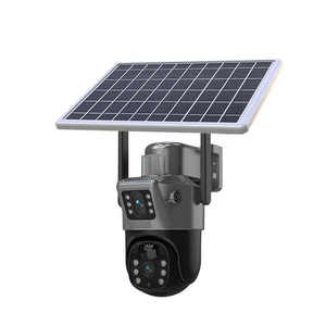 Caméra de surveillance solaire de haute qualité V380 <span class=keywords><strong>Pro</strong></span> à double objectif 4G/WiFi, caméra solaire 4MP 8MP multi-objectifs PTZ - Product Image 5