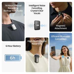 D JI Mic 2 Transmitter Wireless Mic 8GB Internal <b>Storage</b> 32 Bit Float <b>Recording</b> Interview Podcast - Product Image 4