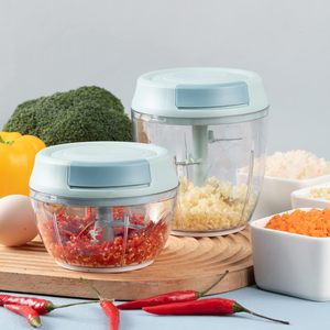 Mini mixeur manuel à cordon, écologique, en plastique, pour légumes, viande hachée, batteur à œufs et hachoir à ail – Vente en gros - Product Image 6