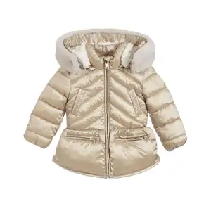 Baby Winter Coat Guangzhou Private Label Winter Warm Baby Girl Coat With Hoody