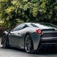 Ferrari 458 için M Tarzı Modifiye Karbon Fiber Kaporta Kiti, Ön ve Arka Tamponlar, Çamurluklar, Yan Marşpiyeller, Motor Kaputu