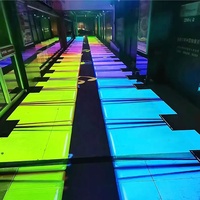 Proyección Interactiva de Piso a Todo Color Personalizada e Inmersiva para Hoteles, Salones de Té, Centros Comerciales y Decoración de Salas de Exposiciones