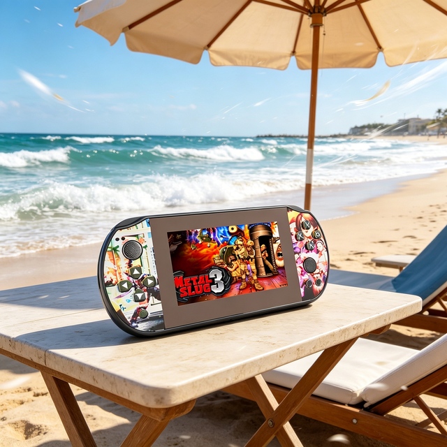 Slim Frame Handheld Retro Game Console High-definition Console Handheld Gaming Console for Dark Environment Gaming