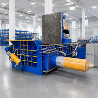 Presse à balles automatique haute performance en acier inoxydable pour ferraille et aluminium, à cycle rapide et économie de main-d'œuvre