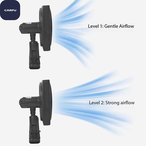 Ventilador Eléctrico <span class=keywords><strong>para</strong></span> Auto CARFU AC-2301A <span class=keywords><strong>de</strong></span> 6 Pulgadas con Clip, Material ABS, 12V/24V/5V, Negro, <span class=keywords><strong>Accesorios</strong></span> Interiores <span class=keywords><strong>para</strong></span> Auto, Gran Venta - Product Image 3