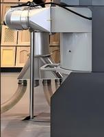 Collecteur de poussière cyclonique hybride industriel pour le travail du bois, série TM-XXLT, système d'extraction de poussière de bois à jet pulsé
