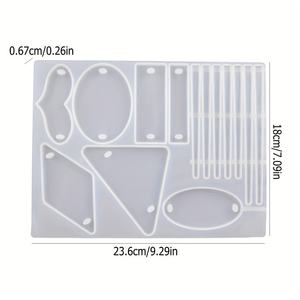 مجموعة قوالب سيليكون للراتنج - تصاميم فنية ثلاثية الأبعاد لزهور وأسماك وعباد الشمس متعددة الاستخدامات لصناعة المجوهرات والسلاسل المفاتيح والديكور المنزلي - Product Image 4