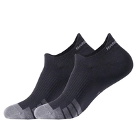 Nouvelle conception Chaussettes de sport invisibles en polyester/coton/spandex pour hommes et femmes, respirantes, séchage rapide, antidérapantes, hauteur cheville, pour l'été