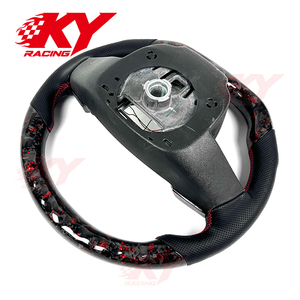 Volant sport personnalisé en fibre de carbone forgée avec LED et indicateur de régime pour Cadillac CTS CTSV Coupé SRX VVT 2008-2014 - Product Image 4