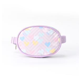Linda Riñonera Infantil con Corazón, Bolsa de Pecho Estampada de Alta Calidad, Linda Bolsa Deportiva Portátil de Gran Capacidad - Product Image 5
