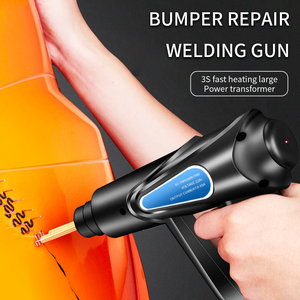 Agrafeuse 70W à chaud pour soudure de <span class=keywords><strong>plastique</strong></span> Pistolet à chaleur pour soudure de <span class=keywords><strong>plastique</strong></span> Agrafes pour pare-chocs Kit de réparation d'outils de voiture - Product Image 4
