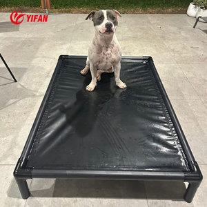 Sturdy Aluminum Frame Elevated <strong>Dog</strong> <strong>Bed</strong> <strong>Tough</strong> Nylon Mesh Fabric Chew Proof Raised Pet Cot Waterproof Indoor Outdoor <strong>Dog</strong> <strong>Bed</strong> - Product Image 4