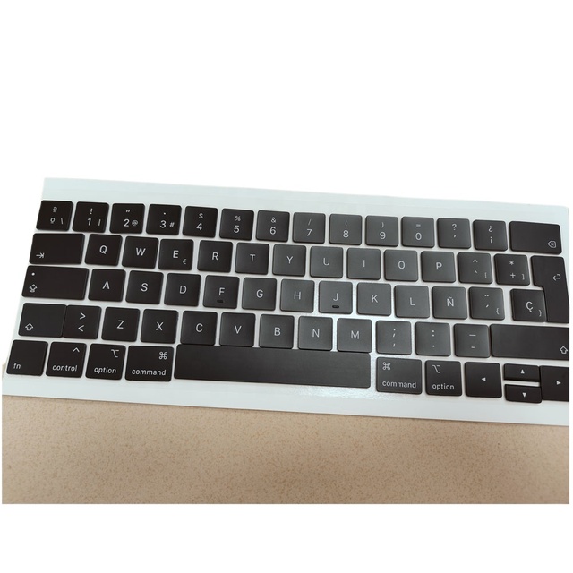 Laptop Spare Parts for MacBook Pro Retina A1989 A1990 Teclado Tapas Tapas 2018 SP Keycaps Laptop Parts