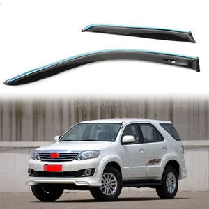 Auto Pearl Car Rain Guards Wind Door Visor Side ||Wind Visor ABS Plastic  Deflector ||Perfect As per Window Frame ||Compatible with- Etios (Xtra  Large