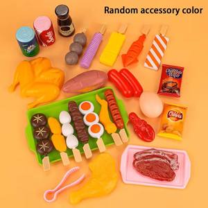 Jouets de cuisine pour enfants : Ensemble barbecue de simulation, ustensiles de cuisson, aliments simulés, jeu de rôle éducatif, cadeau - Product Image 6