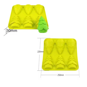 Stampo in Silicone Grande a 6 Cavità a Forma di Albero di Natale <span class=keywords><strong>per</strong></span> Sapone, Dolci, Fondente e Decorazioni <span class=keywords><strong>per</strong></span> Torte - Utensile da Pasticceria - Product Image 3