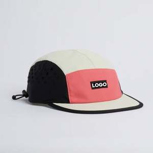 Casquette de sport de course à pied en nylon imperméable de haute qualité avec logo personnalisé en broderie 3D - Product Image 1