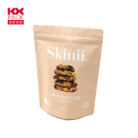 Sacs en plastique imprimés personnalisés PET/VMPET/PE Aluminium Sac à biscuits Emballage alimentaire Sac debout Doypack pour boulangerie