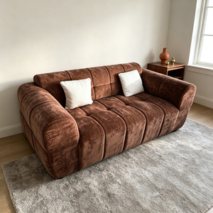 Sofá Cama de Crema Personalizado OEM/ODM con Espuma Certificada CertiPUR-US, Envasado al Vacío, MOQ Bajo para Sala de Juegos Infantil, Guardería, Guardería Diurna - Product Image 3