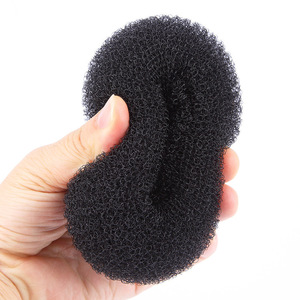 Élastique à cheveux en mousse magique, éponge en forme de donut, outils de coiffure pour grandes boucles, accessoires pour cheveux pour filles - Product Image 3