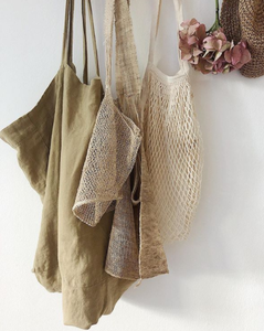 Bolsas de Lino 100% Loonde con Asas, Reutilizables, Ecológicas y Reciclables para Compras y Uso Diario - Product Image 3