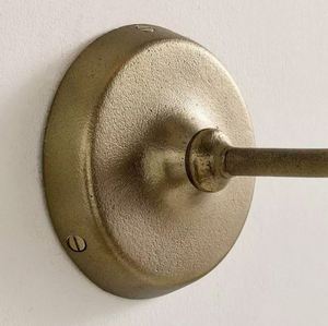 Lámpara de Pared Rústica de Latón Antiguo Simig Lighting <span class=keywords><strong>Huxley</strong></span>, Aplique de Hierro Forjado Botánico - Product Image 4