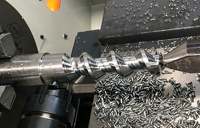Machine CNC haute vitesse YH46, machine industrielle, fraiseuse CNC pour le fraisage de vis sans fin et de filetages internes, tour