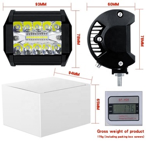 Barra de Luz LED de 3 Pulgadas y 60w, 3 Filas, 6000k, 9-36v, para Camioneta y Todoterreno, Suministro de Fábrica XOVY - Product Image 6