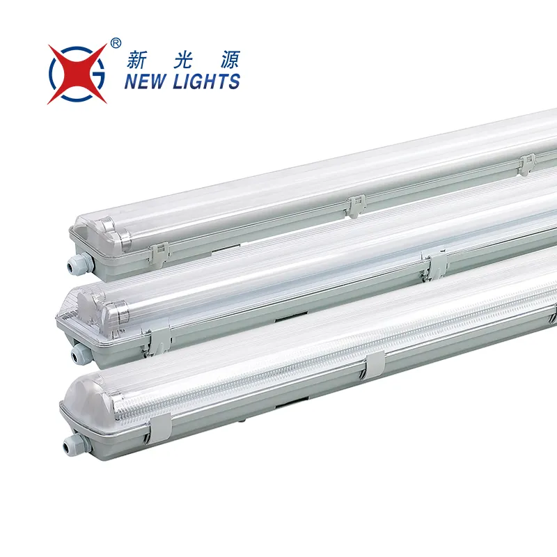 2x36w 0.6m 1.2m 60cm 120cm 150cm 600mm 1200mm luce a vapore Tri-prova IP65 raccordo a luce fluorescente apparecchio di illuminazione a Led 2 x18w