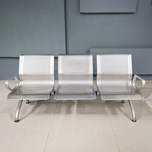 Sillas de espera para la industria sanitaria GY-WQ03, asiento de acero en fila con pasamanos para uso hospitalario - Product Image 3