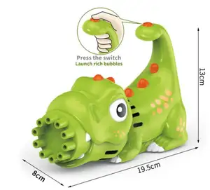 Ittl 50 Ml Blazen Bubble Water Speelgoed Schattige Cartoon Krokodil Vorm Plastic Bubble Gun