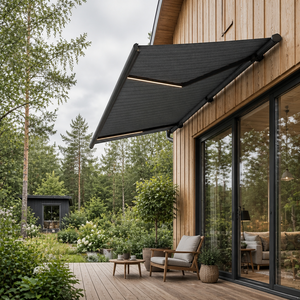 <span class=keywords><strong>Toldo</strong></span> Retráctil Completo de Acrílico con Control Remoto, Impermeable, Resistente a la Lluvia, para Patio, Jardín, Exterior - Product Image 1