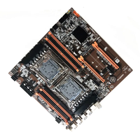 Vente en gros carte mère de jeu X99 DUAL CPU Support Dual Xeon E5 LGA2011-3 CPU carte mère 256G Dual-channel DDR4 avec M.2