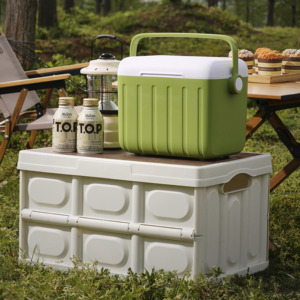 6L Cắm Trại mát hộp ngoài trời khuyến mại bia nhỏ Ice Cooler <span class=keywords><strong>box</strong></span> với xử lý khóa cho món quà với logo xe - Product Image 4