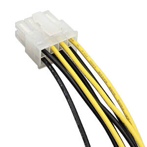 สายแปลงไฟ CPU แบบ 6 พิน ตัวผู้ เป็น 8 พิน ตัวเมีย พร้อมสายต่อขยายและขั้วต่อ - Product Image 3