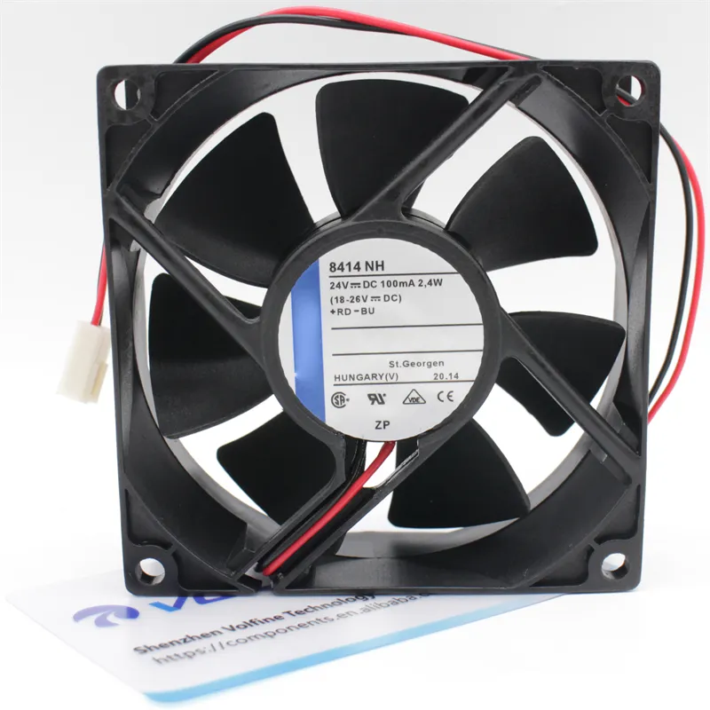 Ebmpapst Hot Offer Stock FAN Part 80 X 80 X 25mm 24VDC 8414 NH