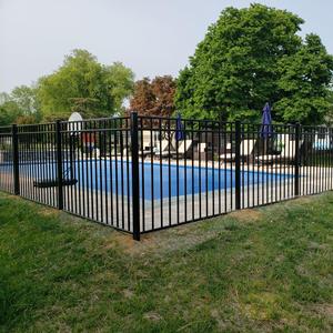 चीन आपूर्तिकर्ता औद्योगिक लौह उद्यान बाड़ पैनल बाहरी गोपनीयता धातु फ्लैट शीर्ष बाड़ पाउडर-लेपित जस्ता स्टील वर्ग पाइप - Product Image 1