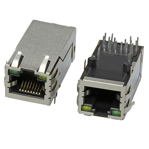 Молниезащита 10 г POE 8pin rj45 гнездовой разъем POE + светодиодный RJ45 Разъем модульный разъем 5 г ethernet rj45 разъем - Product Image 1