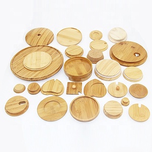 Tùy Chỉnh Trà Kẹo Thủy Tinh Canister Nắp Gỗ Với Con Dấu <span class=keywords><strong>Silicone</strong></span> Hổ Phách Gỗ Rõ Ràng Glass Jar Nắp Gỗ - Product Image 6