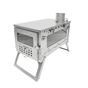 Stufa a Legna Pieghevole Portatile WT-Star in Acciaio Inox per Campeggio e Escursionismo - Product Image 2