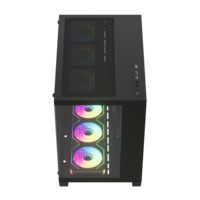 Boîtier PC classique avec vue sur la mer, compatible carte mère ATX, supporte l'installation de composants à l'arrière