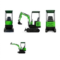 Mini-excavatrice compacte de 1 tonne, facile à utiliser, idéale pour la location, les équipes de réparation municipale, les travaux de tranchées et les travaux de jardinage