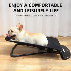 سرير كلاب محمول قابل للطي للاستخدام الخارجي، سرير سفر مرتفع للكلاب مناسب للشاطئ والتخييم، مقاوم للماء - Product Image 4