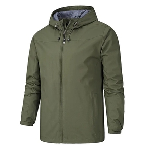 Veste d'extérieur imperméable et coupe-vent vierge, logo personnalisé, trench-coat imperméable, veste grande taille pour homme et femme - Product Image 3