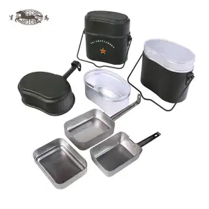 Groothandel Custom Hot Case Pla Effen Metalen Set Met Fles Eco-Vriendelijke Promotie 3 In 1 Lunchbox