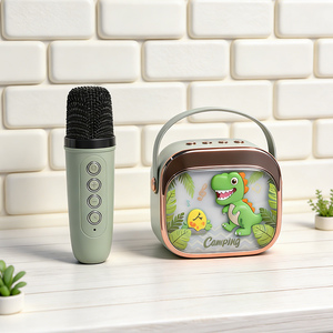 Altavoz de Karaoke Portátil para Niños con Micrófono Inalámbrico, Bluetooth 5.4, Mini KTV con Cambio de Voz, Canto <span class=keywords><strong>Infantil</strong></span> con Diseño de Dibujos Animados - Product Image 1